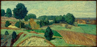 Paisaje de Worpswede de Heinrich Vogeler