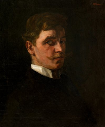 Autorretrato, 1876-1877 de Heinrich Wilhelm Trübner