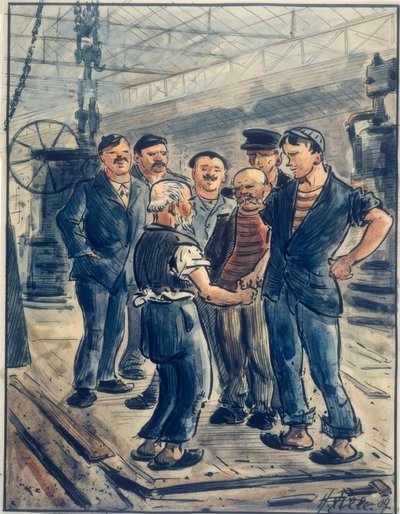 El jubileo I de Heinrich Zille