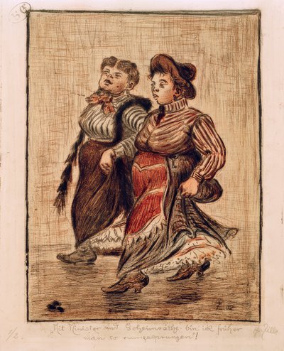Dos chicas de la calle de Heinrich Zille