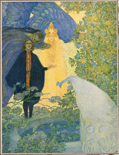 El Jardín del Paraíso, de Cuentos de Hans Christian Andersen, pub. 1911 de Heinrich and Urban Lefler