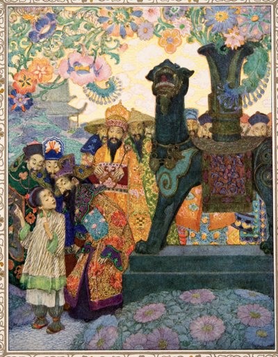 El Ruiseñor, de Cuentos de Hans Christian Andersen, pub. 1911 de Heinrich and Urban Lefler