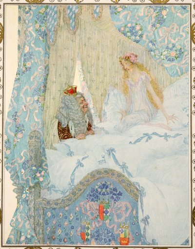 La Princesa y el Guisante, de Cuentos de Hans Christian Andersen, pub. 1911 de Heinrich and Urban Lefler
