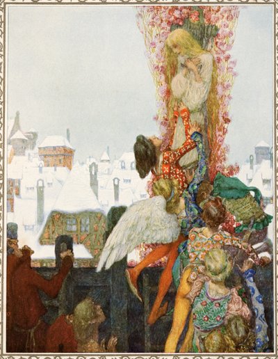 Los cisnes salvajes, de Cuentos de Hans Christian Andersen, pub. 1911 de Heinrich and Urban Lefler