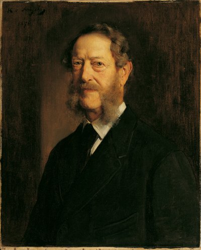 El poeta Anastasius Grün (también conocido como Anton Alexander Graf von Auersperg) de Heinrich von Angeli