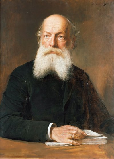 Retrato de Friedrich August Kekulé von Stradonitz de Heinrich von Angeli