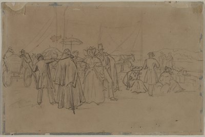 Pasajeros para el vapor del Rin (recto) de Heinrich von Mayr