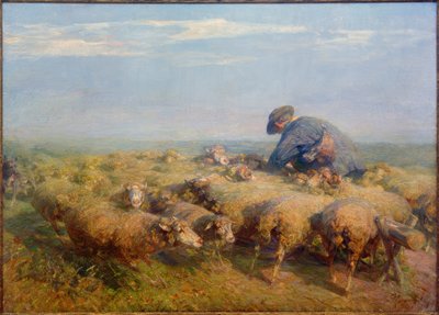El rebaño de ovejas de Heinrich von Zügel