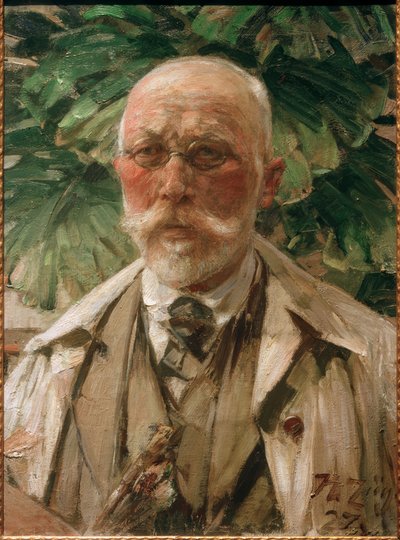 Autorretrato de Heinrich von Zügel
