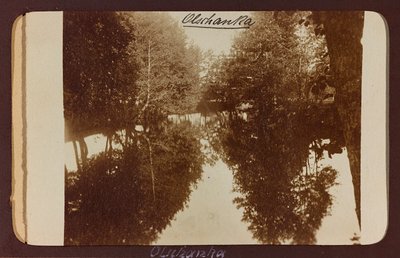 Primera Guerra Mundial: Ucrania en los años 1914-1916 durante la invasión del ejército alemán. Olshanka (foto en blanco y negro) de Heldenfriedhof Dsessentniki (attr. to)