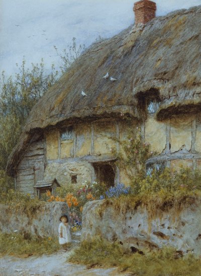 Una cabaña en Berkshire de Helen Allingham
