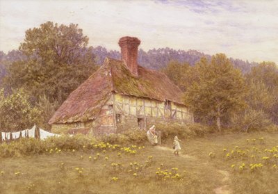 Una cabaña cerca de Blackdown, Sussex de Helen Allingham