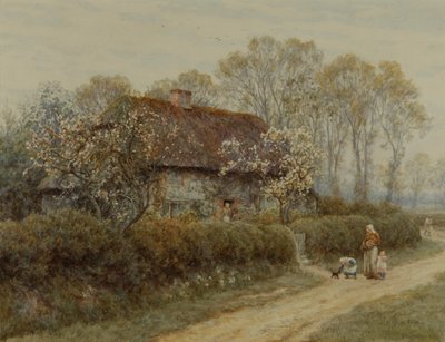 Una cabaña en Freshwater Gate de Helen Allingham