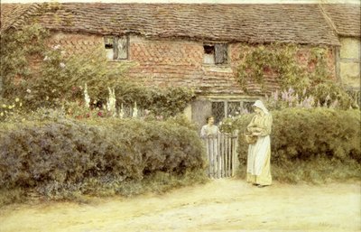 Una Cabaña en Haslemere de Helen Allingham