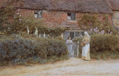 Una cabaña en Haslemere de Helen Allingham
