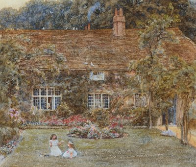 Una casa de campo de Helen Allingham