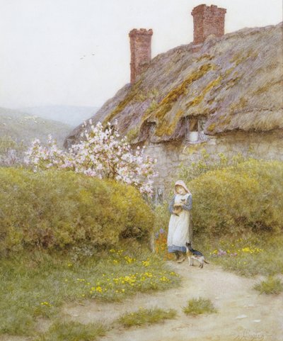 Una Cabaña en Dorsetshire de Helen Allingham