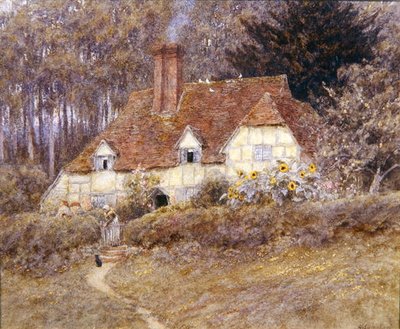 Una Cabaña en Surrey de Helen Allingham