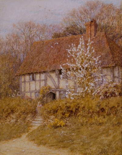 Una Cabaña en Surrey de Helen Allingham