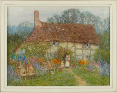 Una cabaña en Surrey, 1880 de Helen Allingham
