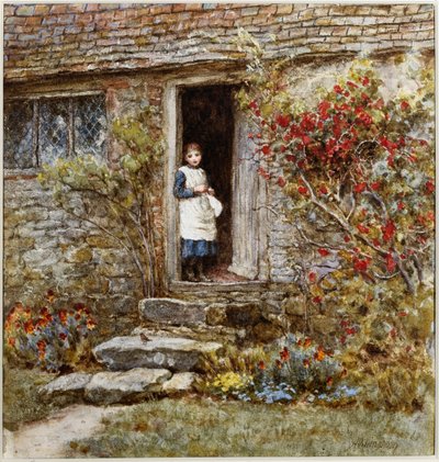 Corcorus Japonica de Helen Allingham