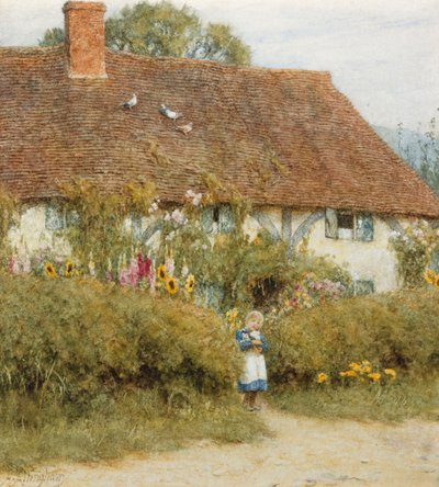 Cabaña en West Horsley, Surrey de Helen Allingham
