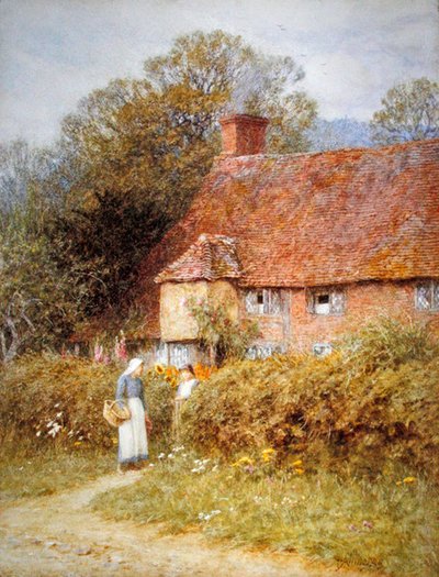 Cabaña en Witley, Surrey de Helen Allingham