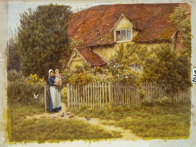 Granja East End, Moss Lane, Pinner de Helen Allingham