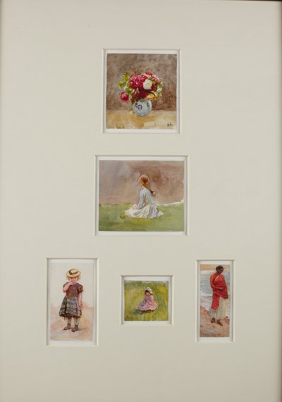 Cinco bocetos de Helen Allingham