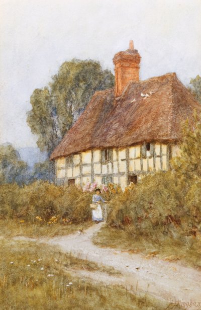 Yendo de Compras de Helen Allingham