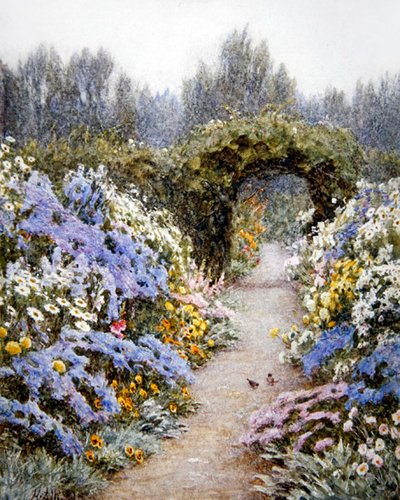 Borde herbáceo de Helen Allingham