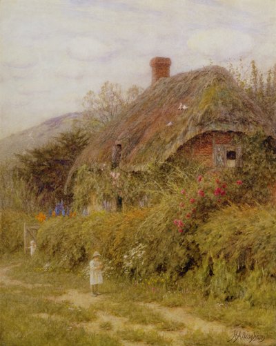 De pesca, Surrey de Helen Allingham