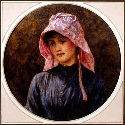 Retrato de una niña de Helen Allingham