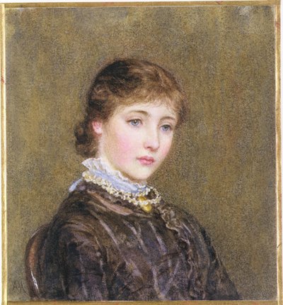 Retrato de una niña de Helen Allingham
