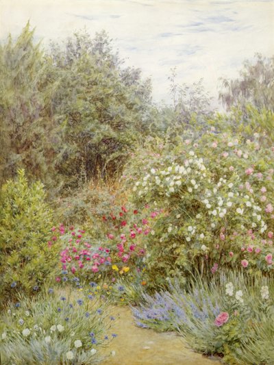 Rosas en el jardín de Gertrude Jekyll, Surrey de Helen Allingham