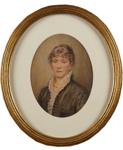 Autorretrato de Helen Allingham