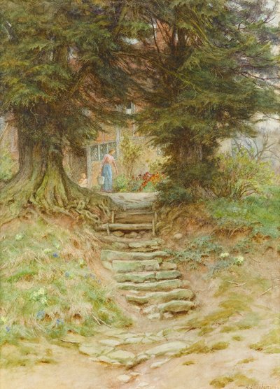 Primavera en Crocken Hill, Kent de Helen Allingham