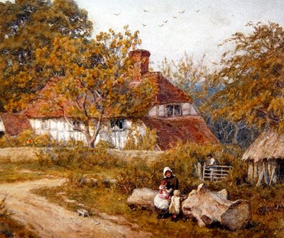 La cabaña familiar de Helen Allingham