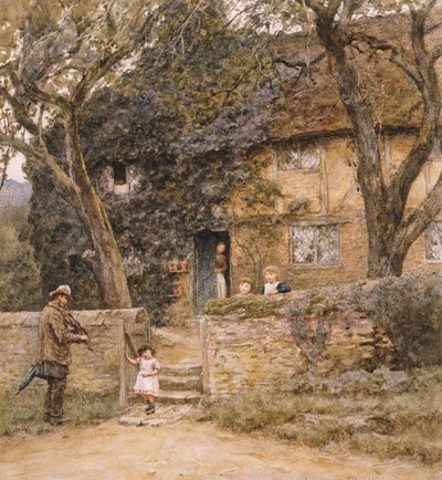 El violinista de Helen Allingham