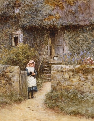 La puerta del jardín de Helen Allingham