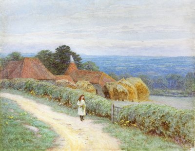 La granja de Kentish en Crockham Hill de Helen Allingham