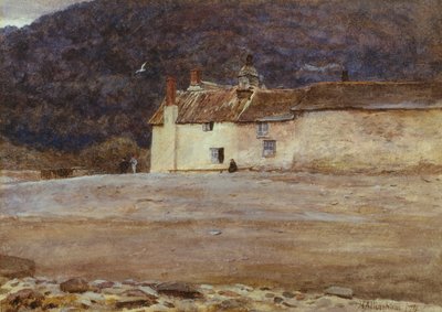 La Última Casa en Lynmouth, 1874 de Helen Allingham