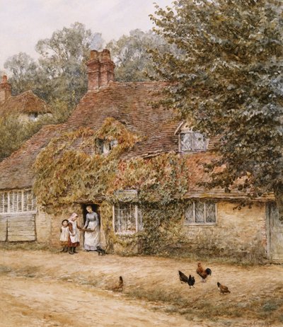 La vieja pescadería, Haslemere de Helen Allingham