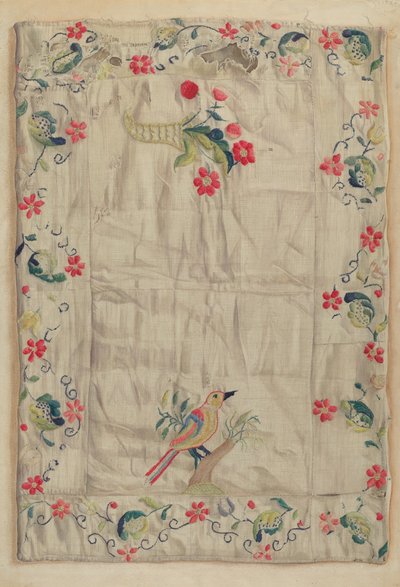 Bordado Crewel, c. 1937 de Helen E. Gilman