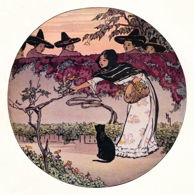 Una coqueta mexicana, 1912 de Helen Hyde