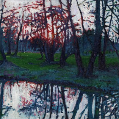 Último resplandor en el prado, 2009 de Helen White