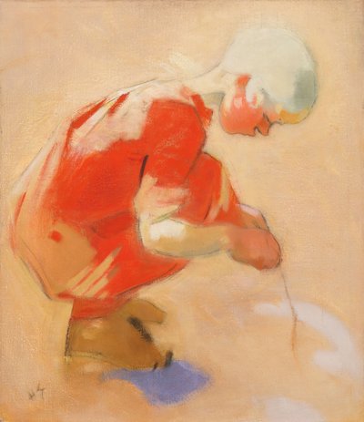 Niña en la arena, 1912 de Helene Schjerfbeck