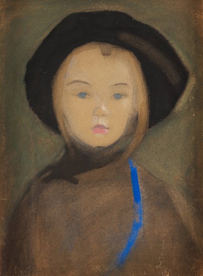 Niña con cinta azul de Helene Schjerfbeck