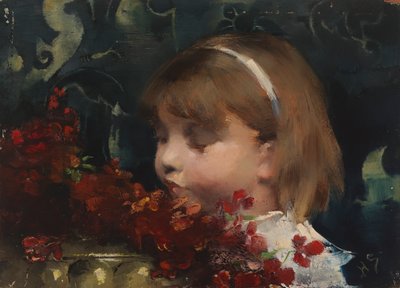Cabeza de niña de Helene Schjerfbeck