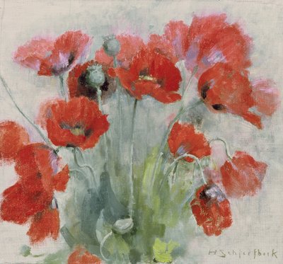 Amapolas de Helene Schjerfbeck